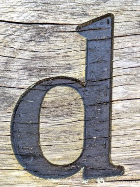 Sıkıntılı Durum Tipografisi ile Yazılan Kelimeler Fidye Mektubu D 'yi Buldu