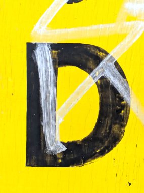 Sıkıntılı Durum Tipografisi ile Yazılan Kelimeler Fidye Mektubu D 'yi Buldu