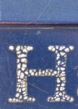 Sıkıntılı Durum Tipografisi ile Yazılan Kelimeler Fidye Mektubu H 'yi Buldu