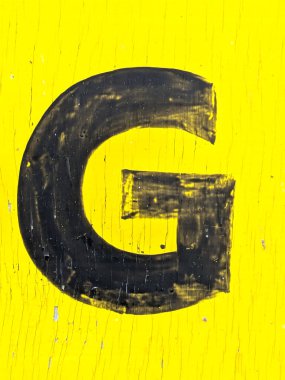 Sıkıntılı Durum Tipografisi ile Yazılan Sözcükler Fidye Mektubu G 'yi Buldu