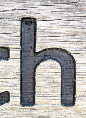 Sıkıntılı Durum Tipografisi ile Yazılan Kelimeler Fidye Mektubu H 'yi Buldu