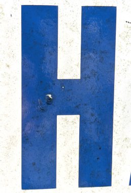 Sıkıntılı Durum Tipografisi ile Yazılan Kelimeler Fidye Mektubu H 'yi Buldu