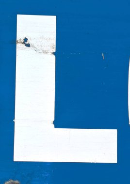 Sıkıntılı Durum Tipografisi ile Yazılan Sözcükler Bulundu L Harfi