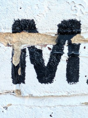 Sıkıntılı Durum Tipografisi ile Yazılan Kelimeler Fidye Mektubu M 'yi Buldu