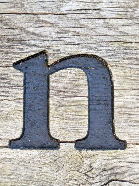 Sıkıntılı Durum Tipografisi ile Yazılan Kelimeler Fidye Mektubu N 'yi Buldu