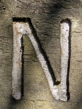 Sıkıntılı Durum Tipografisi ile Yazılan Kelimeler Fidye Mektubu N 'yi Buldu