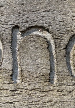 Sıkıntılı Durum Tipografisi ile Yazılan Kelimeler Fidye Mektubu N 'yi Buldu