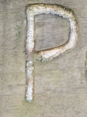 Sıkıntılı Durum Tipografisi ile Yazılan Sözcükler Fidye Mektubu P Bulundu