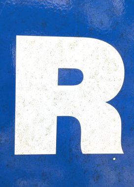 Sıkıntılı Durum Tipografisi ile Yazılan Kelimeler Fidye Mektubu R 'yi Buldu