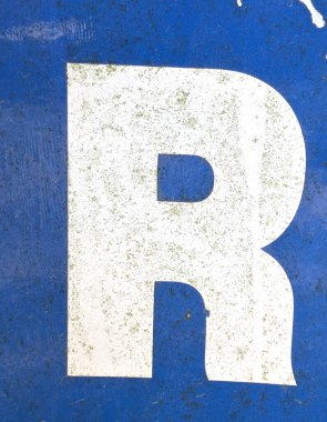 Sıkıntılı Durum Tipografisi ile Yazılan Kelimeler Fidye Mektubu R 'yi Buldu