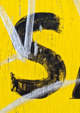 Sıkıntılı Durum Tipografisi ile Yazılan Sözcükler Fidye Harfi S Bulundu