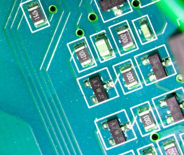 Arkaplan için Elektrik Bilgisayar Devresini Özet Kapat