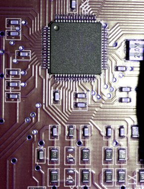 Arkaplan için Elektrik Bilgisayar Devresini Özet Kapat