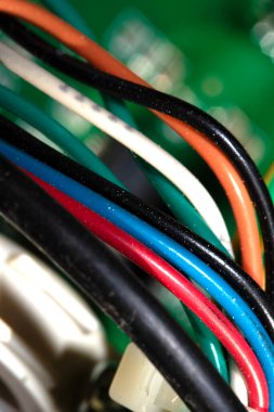 Arkaplan için Elektrik Bilgisayar Devresini Özet Kapat