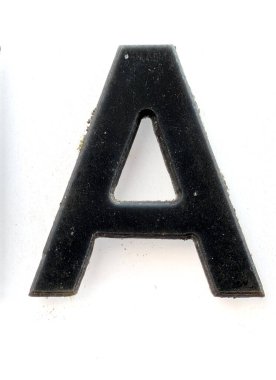 Sıkıntılı Durum Tipografisi ile Yazılan Sözcükler Fidye Mektubu A 'yı Buldu