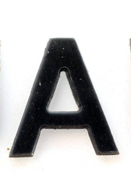 Sıkıntılı Durum Tipografisi ile Yazılan Sözcükler Fidye Mektubu A 'yı Buldu