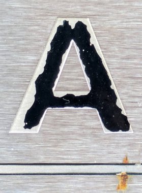 Sıkıntılı Durum Tipografisi ile Yazılan Sözcükler Fidye Mektubu A 'yı Buldu