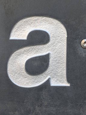 Sıkıntılı Durum Tipografisi ile Yazılan Sözcükler Fidye Mektubu A 'yı Buldu