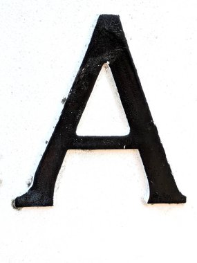 Sıkıntılı Durum Tipografisi ile Yazılan Sözcükler Fidye Mektubu A 'yı Buldu