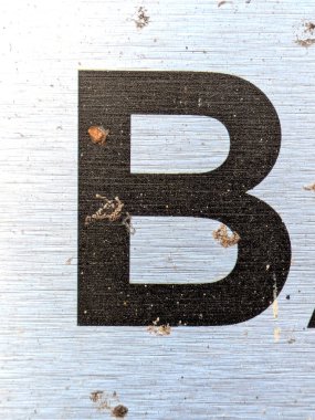 Sıkıntılı Durum Tipografisinde Yazılan Sözcükler Fidye Mektubu B 'yi Buldu