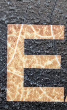 Sıkıntılı Durum Tipografisi ile Yazılan Sözcükler Fidye Mektubu E Bulundu