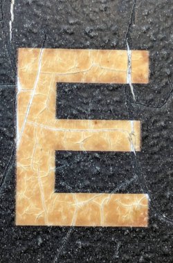 Sıkıntılı Durum Tipografisi ile Yazılan Sözcükler Fidye Mektubu E Bulundu