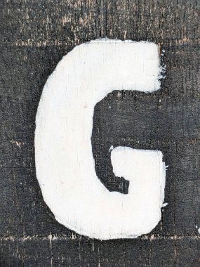 Sıkıntılı Durum Tipografisi ile Yazılan Sözcükler Fidye Mektubu G 'yi Buldu