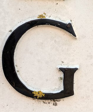 Sıkıntılı Durum Tipografisi ile Yazılan Sözcükler Fidye Mektubu G 'yi Buldu