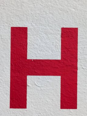 Sıkıntılı Durum Tipografisi ile Yazılan Kelimeler Fidye Mektubu H 'yi Buldu