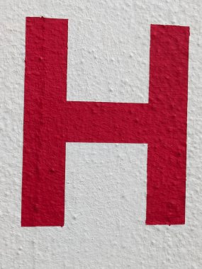 Sıkıntılı Durum Tipografisi ile Yazılan Kelimeler Fidye Mektubu H 'yi Buldu