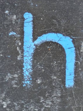 Sıkıntılı Durum Tipografisi ile Yazılan Kelimeler Fidye Mektubu H 'yi Buldu