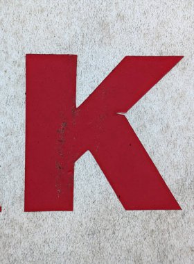 Sıkıntılı Durum Tipografisi ile Yazılan Sözcükler Fidye Harfi K Bulundu