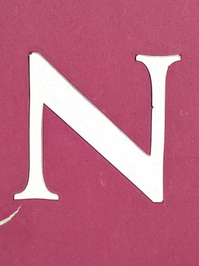 Sıkıntılı Durum Tipografisi ile Yazılan Kelimeler Fidye Mektubu N 'yi Buldu