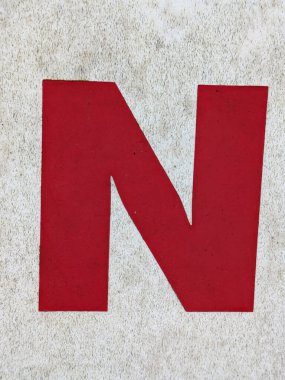 Sıkıntılı Durum Tipografisi ile Yazılan Kelimeler Fidye Mektubu N 'yi Buldu