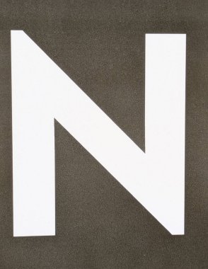 Sıkıntılı Durum Tipografisi ile Yazılan Kelimeler Fidye Mektubu N 'yi Buldu