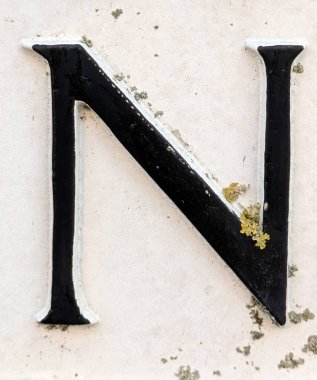 Sıkıntılı Durum Tipografisi ile Yazılan Kelimeler Fidye Mektubu N 'yi Buldu