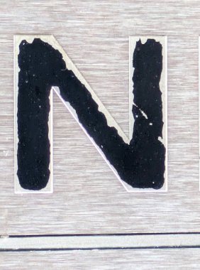 Sıkıntılı Durum Tipografisi ile Yazılan Kelimeler Fidye Mektubu N 'yi Buldu