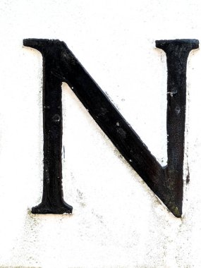 Sıkıntılı Durum Tipografisi ile Yazılan Kelimeler Fidye Mektubu N 'yi Buldu