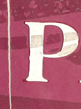 Sıkıntılı Durum Tipografisi ile Yazılan Sözcükler Fidye Mektubu P Bulundu