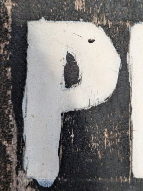 Sıkıntılı Durum Tipografisi ile Yazılan Sözcükler Fidye Mektubu P Bulundu