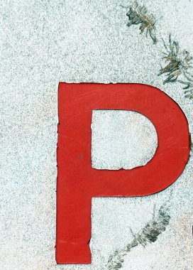 Sıkıntılı Durum Tipografisi ile Yazılan Sözcükler Fidye Mektubu P Bulundu