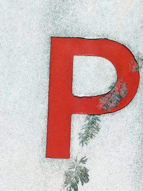 Sıkıntılı Durum Tipografisi ile Yazılan Sözcükler Fidye Mektubu P Bulundu