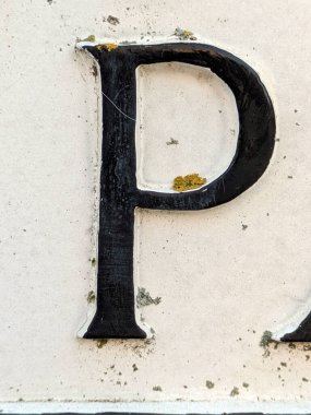 Sıkıntılı Durum Tipografisi ile Yazılan Sözcükler Fidye Mektubu P Bulundu