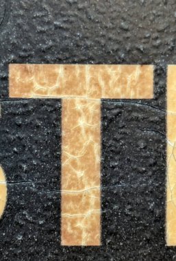 Sıkıntılı Durum Tipografisi ile Yazılan Kelimeler Fidye Mektubu T Bulundu