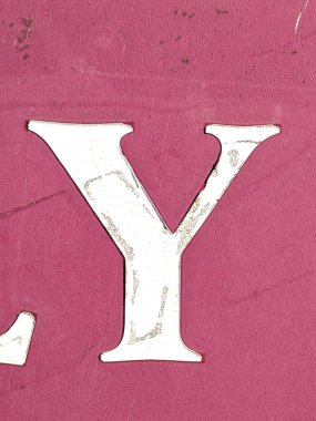 Sıkıntılı Durum Tipografisi ile Yazılan Kelimeler Fidye Mektubu Y 'yi Buldu