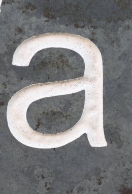 Sıkıntılı Durum Tipografisi ile Yazılan Sözcükler Fidye Mektubu A 'yı Buldu