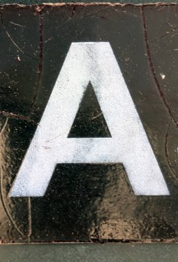 Sıkıntılı Durum Tipografisi ile Yazılan Sözcükler Fidye Mektubu A 'yı Buldu