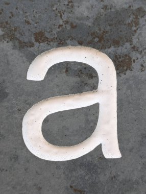 Sıkıntılı Durum Tipografisi ile Yazılan Sözcükler Fidye Mektubu A 'yı Buldu