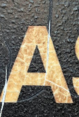 Sıkıntılı Durum Tipografisi ile Yazılan Sözcükler Fidye Mektubu A 'yı Buldu