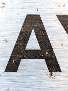 Sıkıntılı Durum Tipografisi ile Yazılan Sözcükler Fidye Mektubu A 'yı Buldu